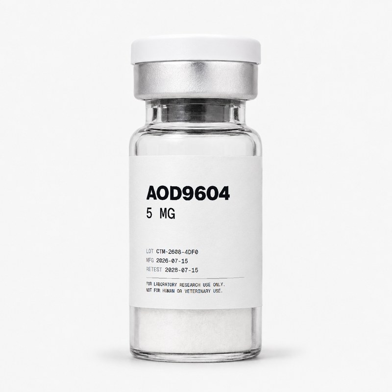 Certamer AOD9604 5MG vial, lyophilized powder, research use only