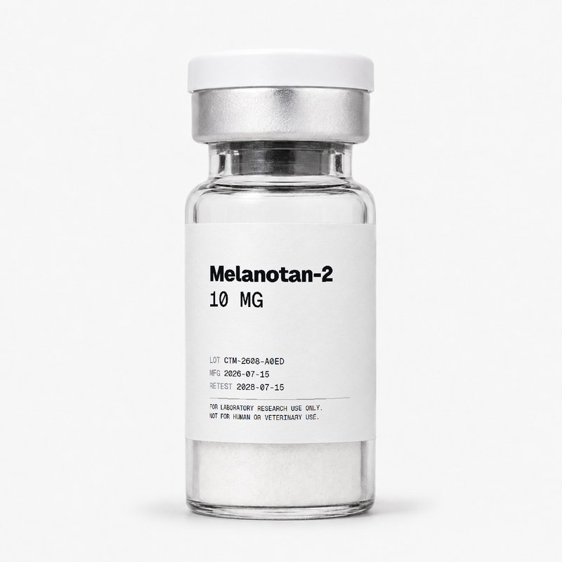 Certamer Melanotan-2 10MG vial, lyophilized powder, research use only