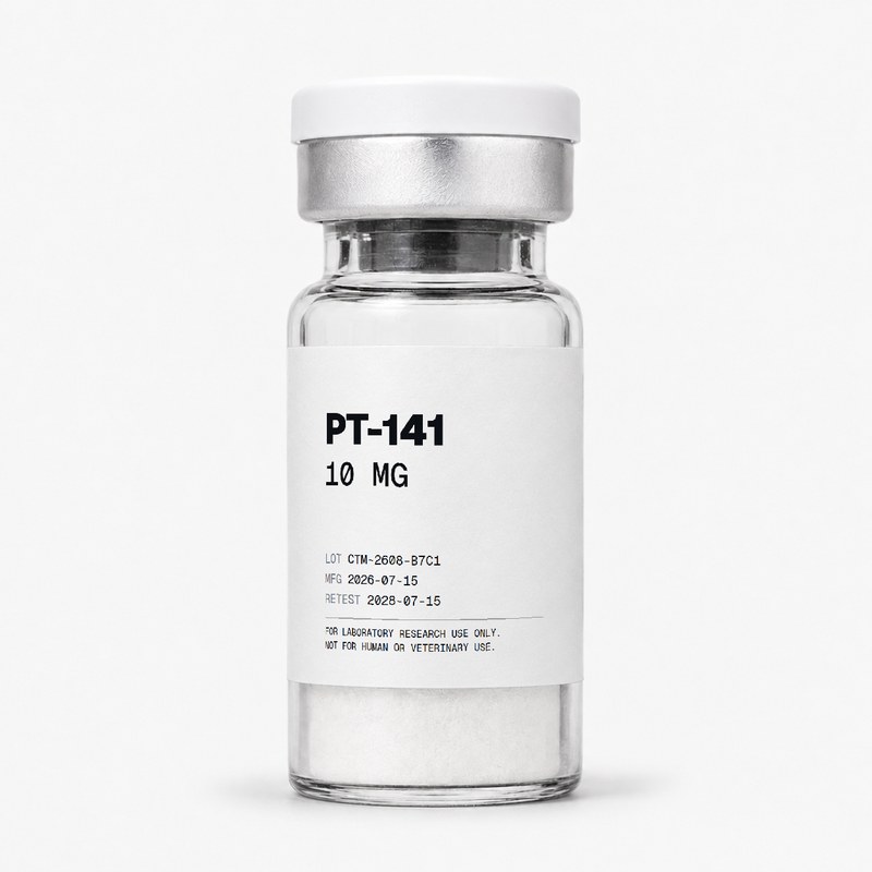 Certamer PT-141 10MG vial, lyophilized powder, research use only